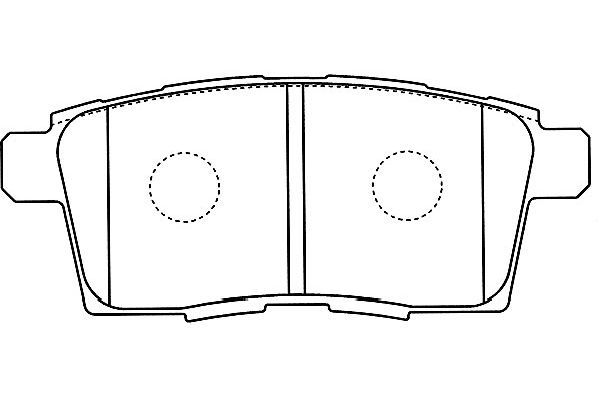 KAVO PARTS Jarrupala, levyjarru BP-4574